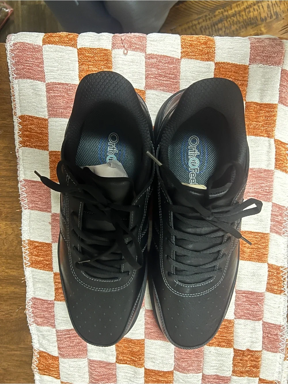 Men’s OrthoFeet Leather Sneakers